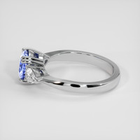 1.87 Ct. Purplish Blue Sapphire Ring, Platinum 950 4