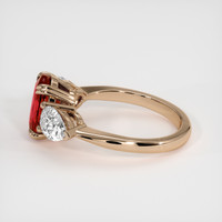 3.01 Ct. Ruby Ring, 18K Rose Gold 4