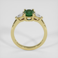 1.23 Ct. Green Sapphire Ring, 14K Yellow Gold 3