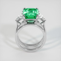 6.43 Ct. Emerald Ring, Platinum 950 3