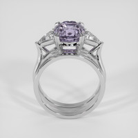 3.66 Ct. Violet Tanzanite Ring, Platinum 950 3