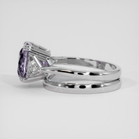 3.66 Ct. Violet Tanzanite Ring, Platinum 950 4