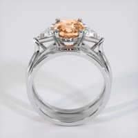2.00 Ct. Padparadscha Sapphire Ring, Platinum 950 3