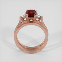 2.01 Ct. Ruby Ring, 18K Rose Gold 3