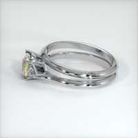 1.28 Ct. Yellow Sapphire Ring, 10K White Gold 4