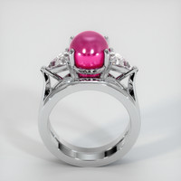 7.60 Ct. Ruby Ring, 14K White Gold 3