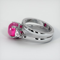 7.60 Ct. Ruby Ring, 14K White Gold 4