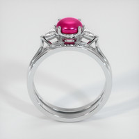 1.69 Ct. Ruby Ring, 14K White Gold 3