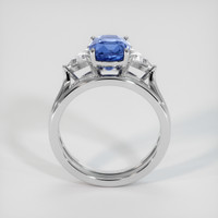 5.03 Ct. Blue Sapphire Ring, 14K White Gold 3