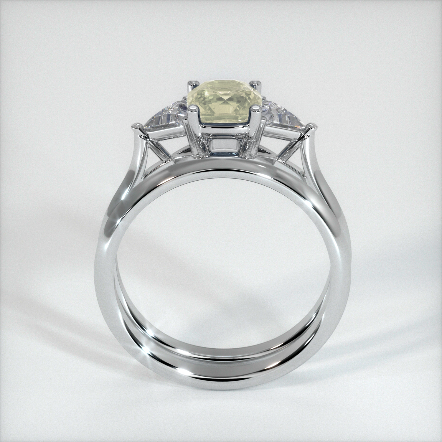 CTHY HERITAGE GRAIN RING サイズ13号 Sapphire Ring 1.28 Ct. 14K White Gold | The Natural Sapphire