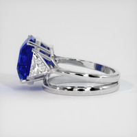 12.55 Ct. Sapphire Ring, 18K White Gold 4