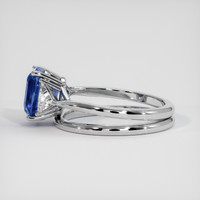 5.03 Ct. Blue Sapphire Ring, 18K White Gold 4