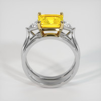 4.06 Ct. Sapphire Ring, 18K Yellow & White 3