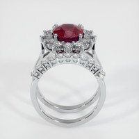 Ruby Ring 4.04 Ct. Platinum 950 Preview