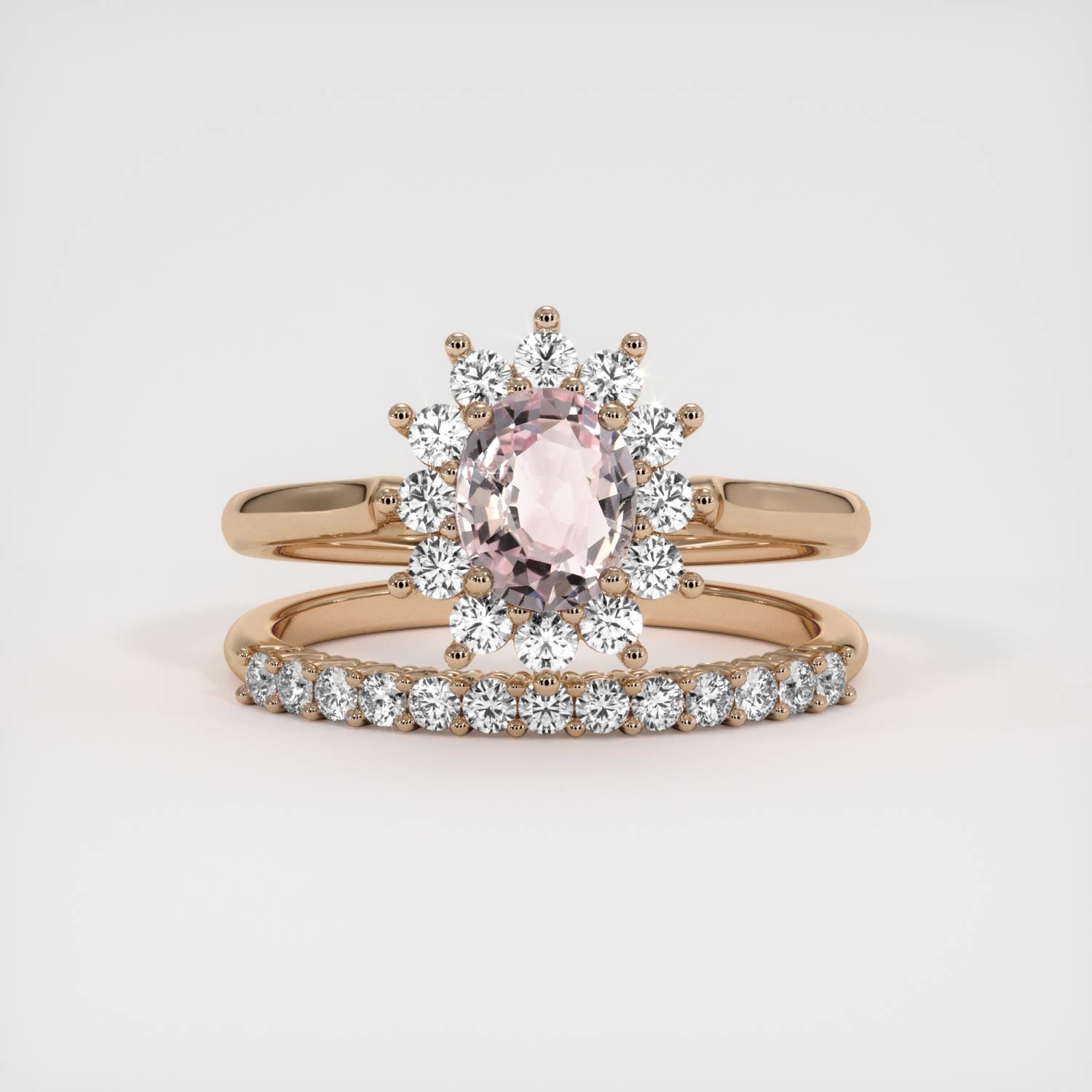 Sapphire Ring 1.08 Ct. 14K Rose Gold | The Natural Sapphire
