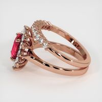 2.03 Ct. Ruby Ring, 14K Rose Gold 4