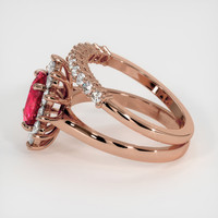 2.03 Ct. Ruby Ring, 18K Rose Gold 4