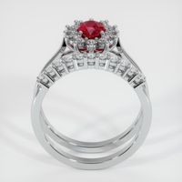 Ruby Ring 0.69 Ct., 14K White Gold Preview
