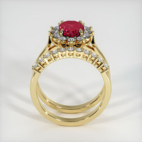 2.31 Ct. Ruby Ring, 10K Yellow Gold 3