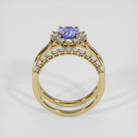 1.70 Ct. Violet Sapphire Ring, 10K Yellow Gold 3