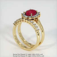 2.31 Ct. Ruby Ring, 14K Yellow Gold 2