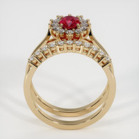 Ruby Ring 0.69 Ct., 18K Yellow Gold Preview