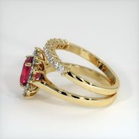 2.31 Ct. Ruby Ring, 18K Yellow Gold 4