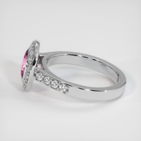 1.20 Ct. Pink Sapphire Ring, Platinum 950 4