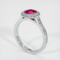 Ruby Ring 1.29 Ct. Platinum 950 Preview
