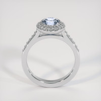 1.31 Ct. Greyish Blue Sapphire Ring, Platinum 950 3