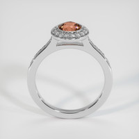 1.07 Ct. Padparadscha Sapphire Ring, Platinum 950 3