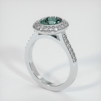 1.48 Ct. Sapphire Ring, Platinum 950 2