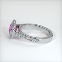 1.72 Ct. Pink Sapphire Ring, 10K White Gold 4