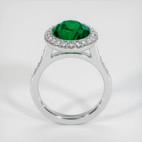 4.54 Ct. Emerald Ring, 18K White Gold 3