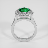 2.34 Ct. Emerald Ring, 18K White Gold 3