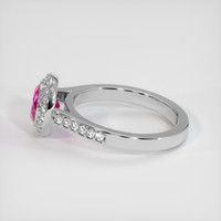 1.67 Ct. Sapphire Ring, 18K White Gold 4