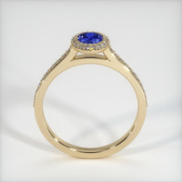0.67 Ct. Blue Sapphire Ring, 14K Yellow Gold 3
