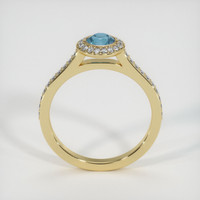 0.81 Ct. Sapphire Ring, 14K Yellow Gold 3