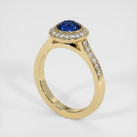 1.92 Ct. Sapphire Ring, 18K Yellow Gold 2