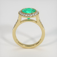 2.59 Ct. Emerald Ring, 18K Yellow Gold 3