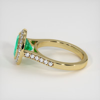 2.59 Ct. Emerald Ring, 18K Yellow Gold 4