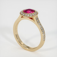 Ruby Ring 1.29 Ct. 18K Yellow Gold Preview