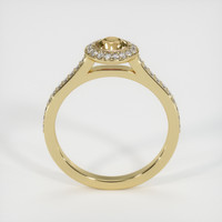 0.76 Ct. Sapphire Ring, 18K Yellow Gold 3