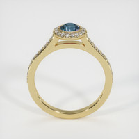 0.77 Ct. Sapphire Ring, 18K Yellow Gold 3