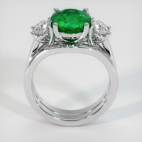 2.95 Ct. Emerald Ring, Platinum 950 3