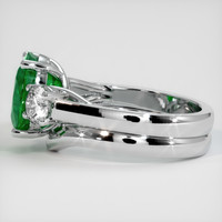 2.95 Ct. Emerald Ring, Platinum 950 4