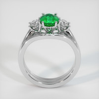 1.22 Ct. Emerald Ring, Platinum 950 3