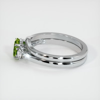 1.00 Ct. Sapphire Ring, 18K White Gold 4