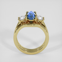 1.59 Ct. Blue Sapphire Ring, 10K Yellow Gold 3