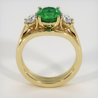 1.75 Ct. Emerald Ring, 18K Yellow Gold 3